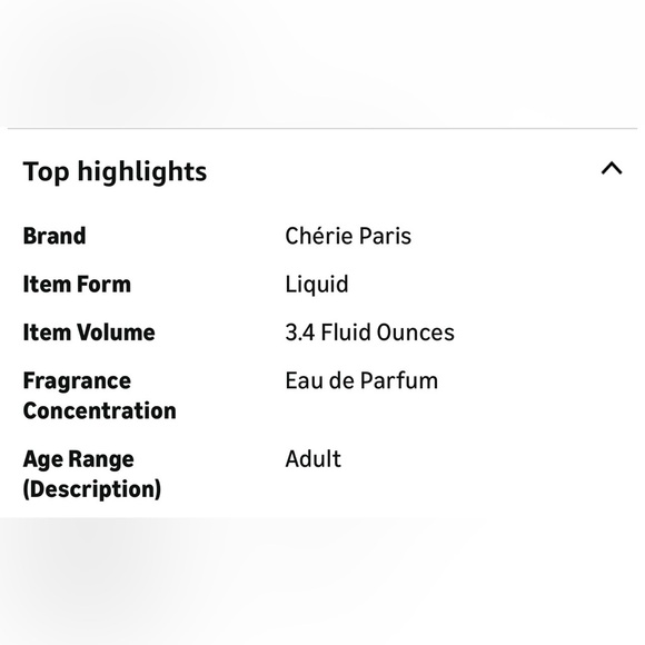 Chérie Paris Eau de Parfum for Women 3.4 fl oz NEW! - Picture 4 of 10